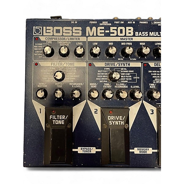 Used BOSS ME50B Bass Multi Bass Effect Pedal