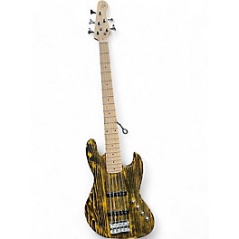 Used Michael Kelly Element 5 OP Jazz Yellow Electric Bass Guitar