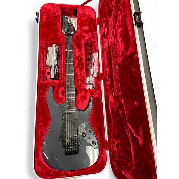 Used Ibanez RGR5130 Prestige Grey Metallic Solid Body Electric Guitar