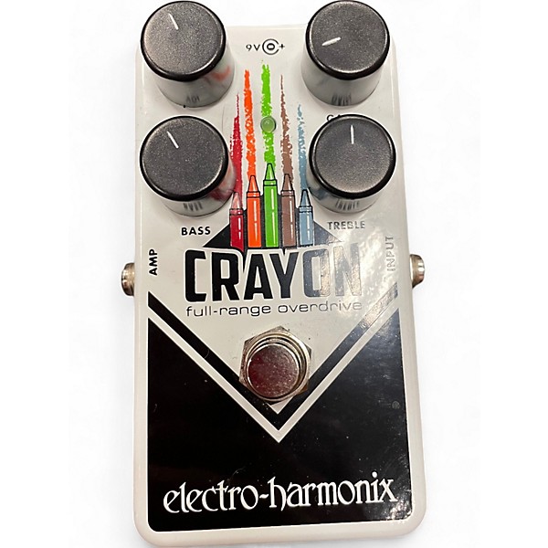 Used Electro-Harmonix Crayon Full Range Overdrive Effect Pedal