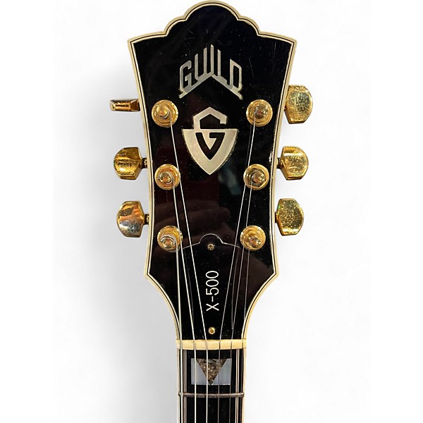 Vintage 1982 Guild X 500 Natural Hollow Body Electric Guitar