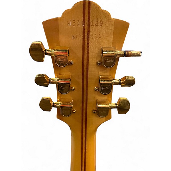 Vintage 1982 Guild X 500 Natural Hollow Body Electric Guitar