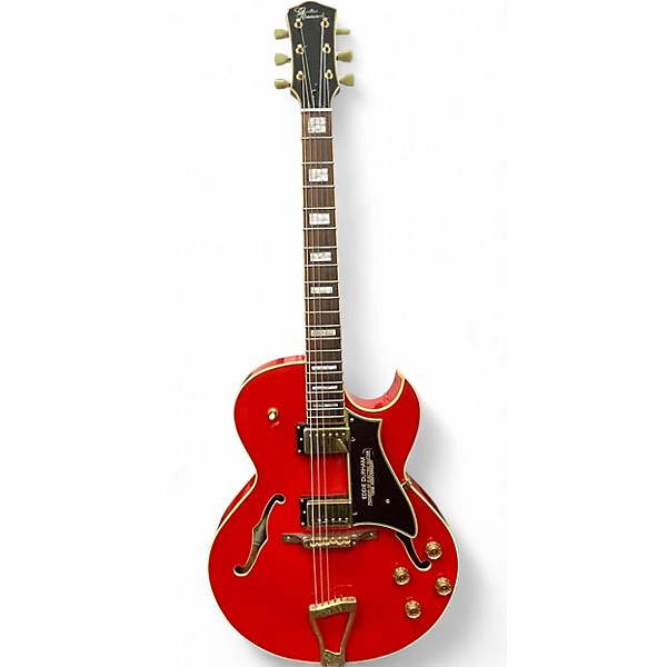 Used Guitar Research EDDIE DURHAM 100TH ANNIVERSARY JX 16R Candy Tangerine Hollow Body Electric Guitar