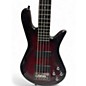 Used Spector Legend 5 Standard Trans Red Electric Bass Guitar