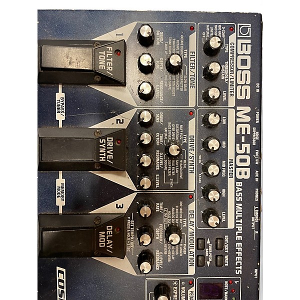 Used BOSS ME50B Bass Multi Bass Effect Pedal