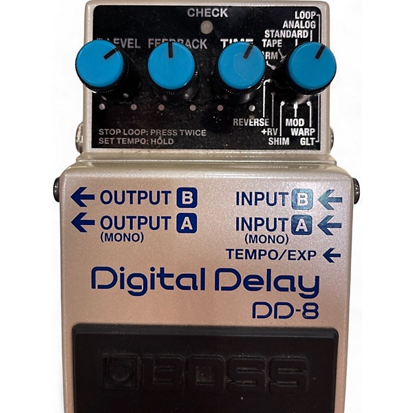 Used BOSS DIGITAL DELAY DD8 Effect Pedal