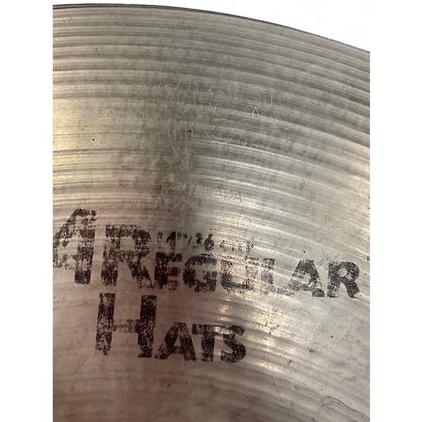 Used SABIAN 14in AA REGULAR HI HATS Cymbal