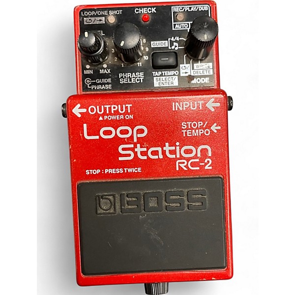 Used BOSS RC2 Loop Station Pedal