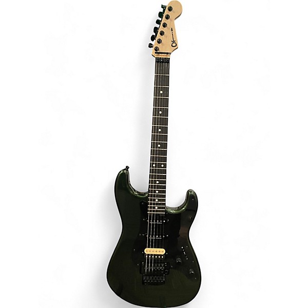 Used Charvel Pro-Mod So-Cal Style 1 HSS FR LAMBO GREEN METALLIC Solid Body Electric Guitar