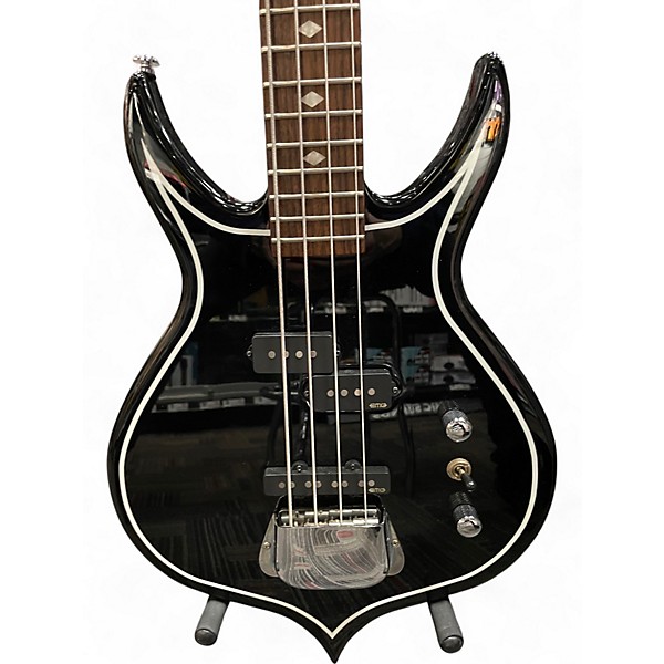 Used Cort GENE SIMMONS PUNISHER Black Electric Bass Guitar