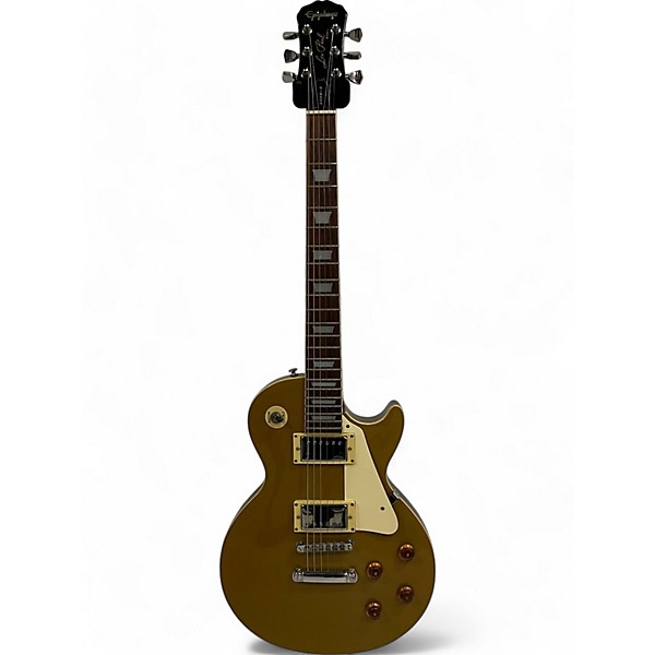 Used Epiphone LES PAUL STANDARD BOLT ON Gold Top Solid Body Electric Guitar