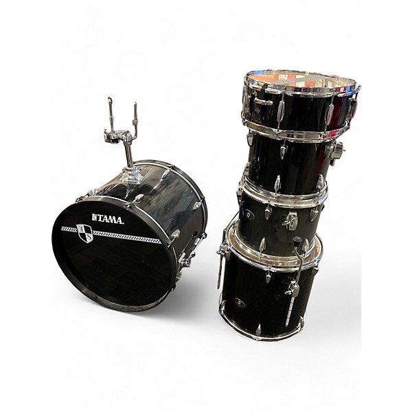 Used TAMA 5 Piece Imperialstar Black Drum Kit