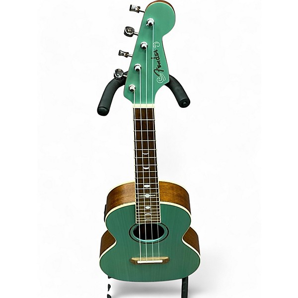 Used Fender Dhani Harrison uke Mint Green Ukulele