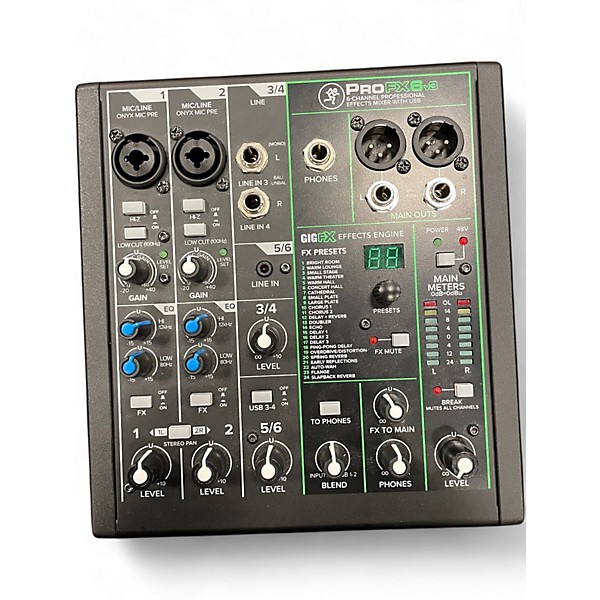 Used Mackie PROFX6 Unpowered Mixer