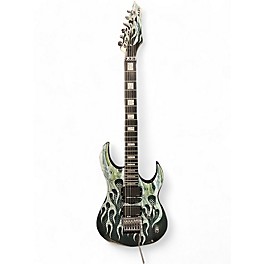 Used Dean MAB1 Michael Angelo Batio Signature ARMORED FLAMES Solid Body Electric Guitar