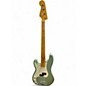 Used 2021 Fender American Professional II Precision Bass MYSTIC SURF GREEN Electric Bass Guitar thumbnail