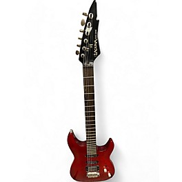 Used Laguna LE422 Red Solid Body Electric Guitar