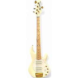 Used Ernie Ball Music Man StingRay 5 Special HH Alpine White Electric Bass Guitar