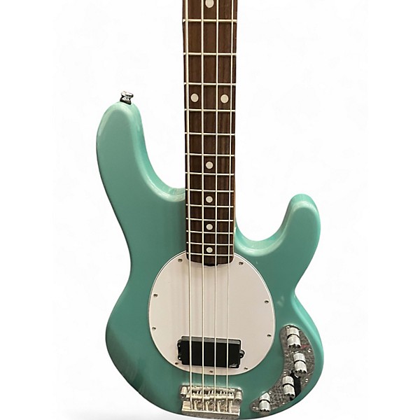 Used 2024 Sterling by Music Man Ray34 Dorado Green Electric Bass Guitar