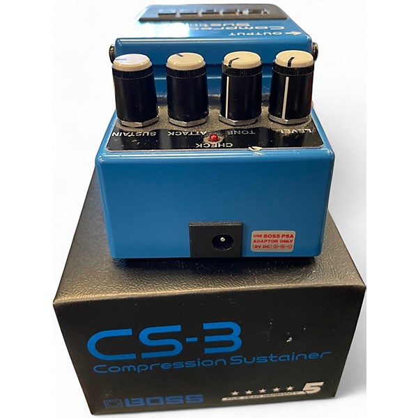 Used BOSS CS3 Compressor Sustainer Effect Pedal