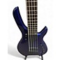 Used Willcox lightwave sabre blue Electric Bass Guitar