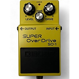 Used BOSS SD1 Super Overdrive Effect Pedal