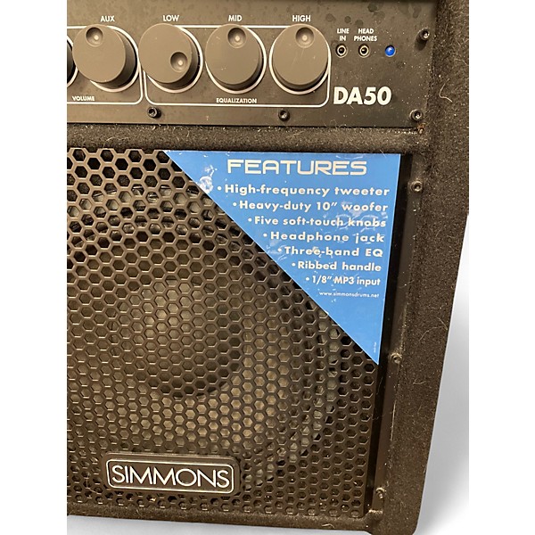 Used Simmons DA50 50W Drum Amplifier