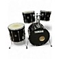 Used Yamaha 4 Piece Stage Custom Black Drum Kit thumbnail