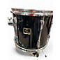 Used Yamaha 4 Piece Stage Custom Black Drum Kit