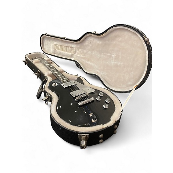 Used Gibson LES PAUL STUDIO PLATINUM Ebony Solid Body Electric Guitar