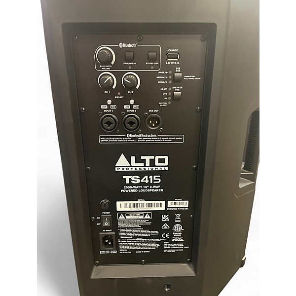 Used Alto TS415 Powered Speaker