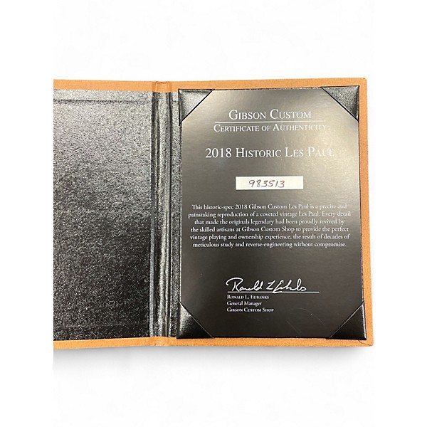 Used Gibson HISTORIC ROYAL TEA BURST Solid Body Electric Guitar