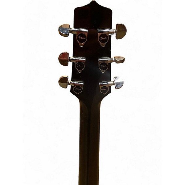 Used Takamine EF341SCX Black Acoustic Electric Guitar