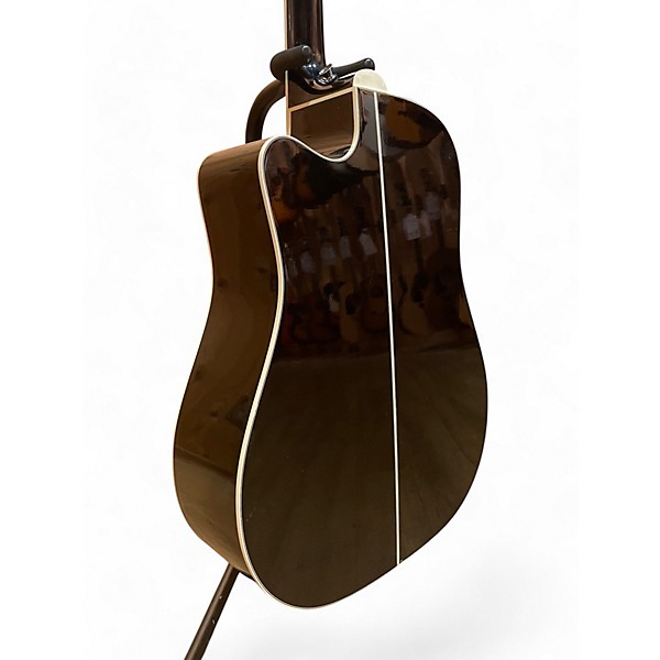 Used Takamine EF341SCX Black Acoustic Electric Guitar