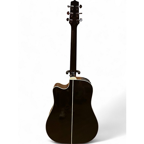 Used Takamine EF341SCX Black Acoustic Electric Guitar