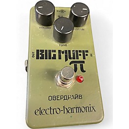 Used Electro-Harmonix Green Russian Big Muff Pi Fuzz Effect Pedal