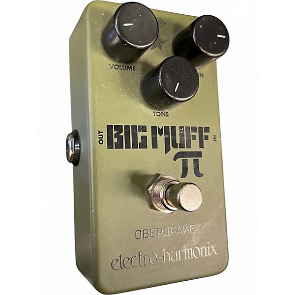 Used Electro-Harmonix Green Russian Big Muff Pi Fuzz Effect Pedal