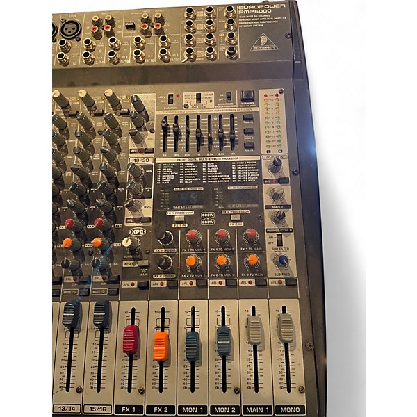 Used Behringer PMP6000 Powered Mixer