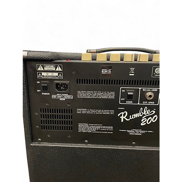 Used Fender Rumble V3 200W Bass Amp Head