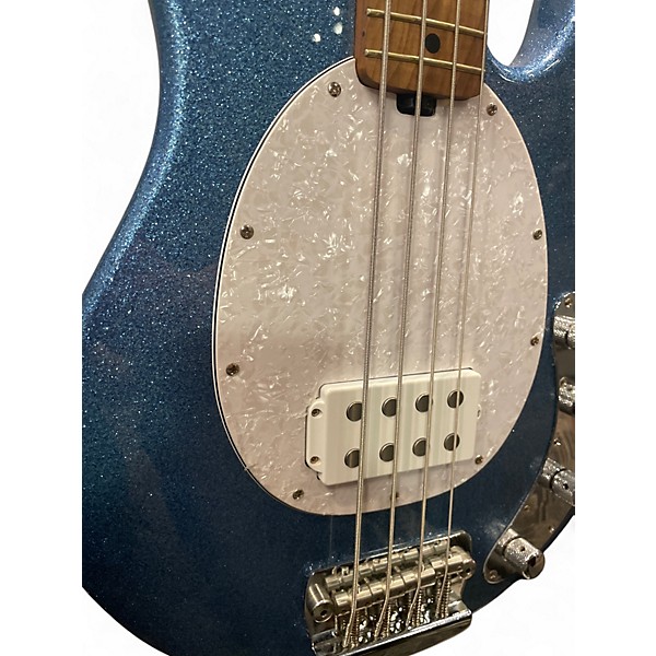 Used Sterling by Music Man Ray34 BLUE SPARKLE Electric Bass Guitar