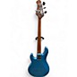 Used Sterling by Music Man STINGRAY SHORT SCALE Blue Electric Bass Guitar