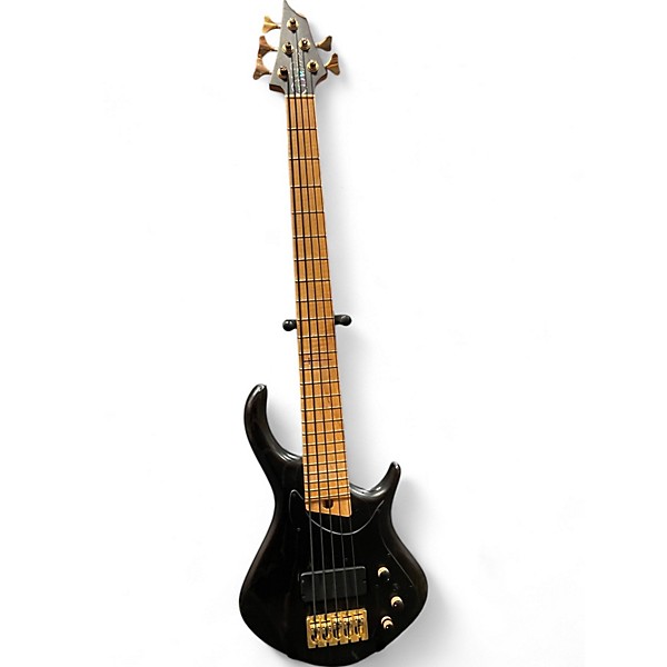 Used Warrior Messenger 5 Satin Black Electric Bass Guitar