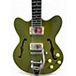 Used Hofner Verythin Standard Royal Olive Hollow Body Electric Guitar