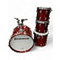 Vintage 1988 Ludwig 4 Piece Super Classic Candy Apple Red Drum Kit thumbnail