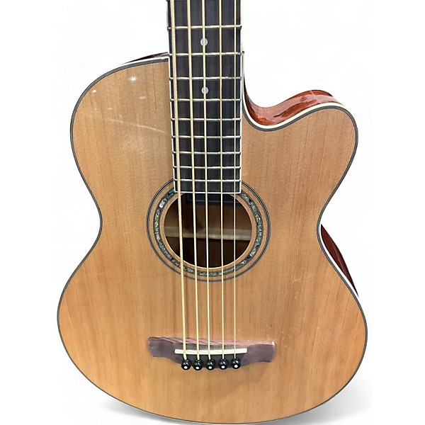 Used Ibanez AE Natural Acoustic Bass Guitar