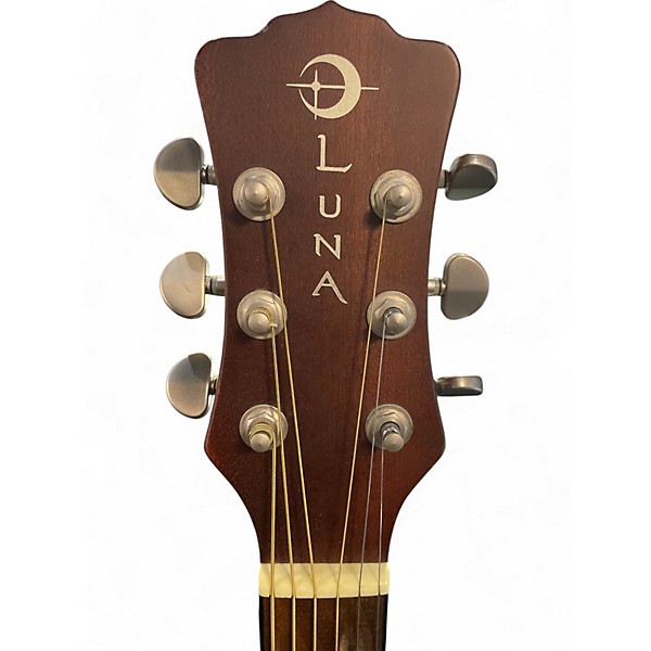 Used 2010 Luna GYPSY MUSE Natural Acoustic Guitar