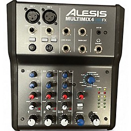 Used Alesis MultiMix 4 USB FX 4-Channel Unpowered Mixer