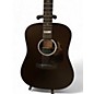 Used Martin DX Johnny Cash Black Acoustic Electric Guitar