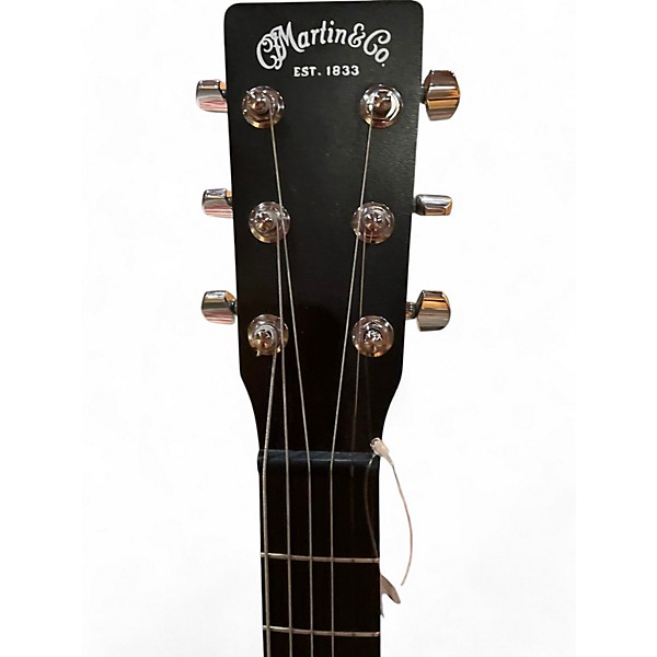 Used Martin DX Johnny Cash Black Acoustic Electric Guitar