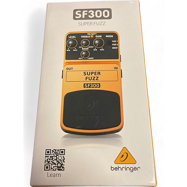 Used Behringer SF300 Super Fuzz Effect Pedal